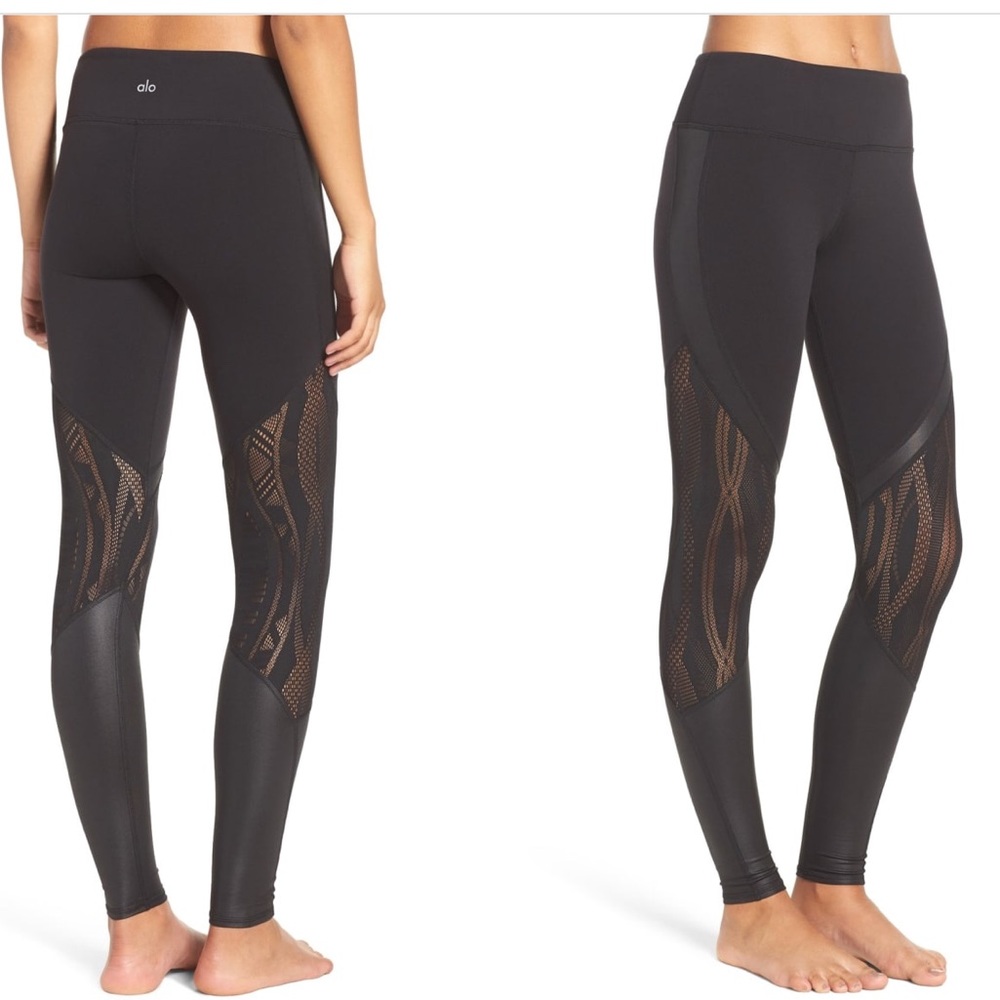 Alo Yoga VITALITY  black LEGGING Sz S